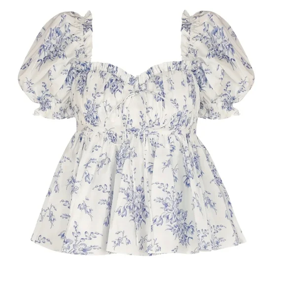 **I LEFT** Selkie Seashell Top in Bed & Breakfast - Picture 2 of 12